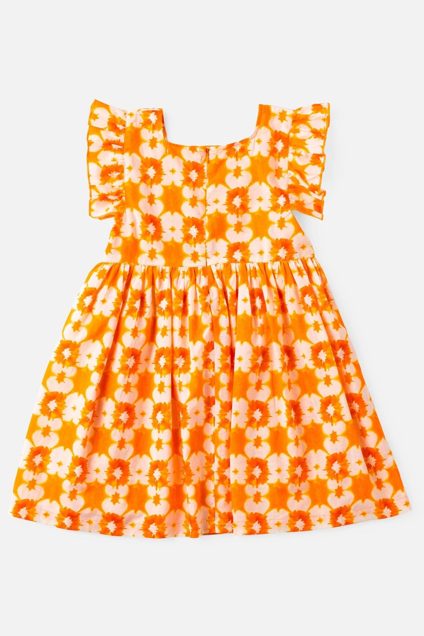 Girls Maya Flutter Sleeve Dress - Tie Dye (Sizes 2-6) - final sale