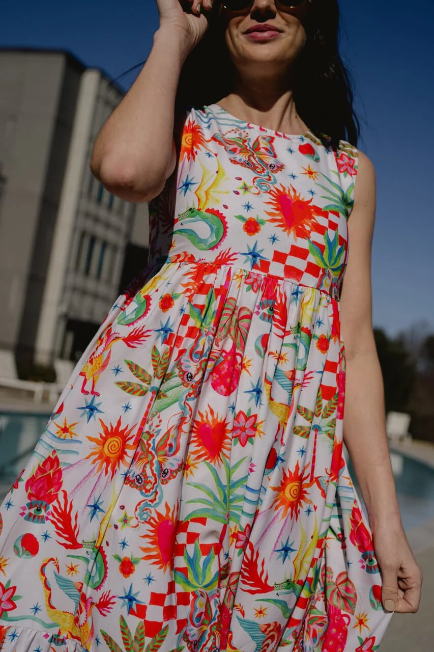Stephe Maxi Dress - Tropical