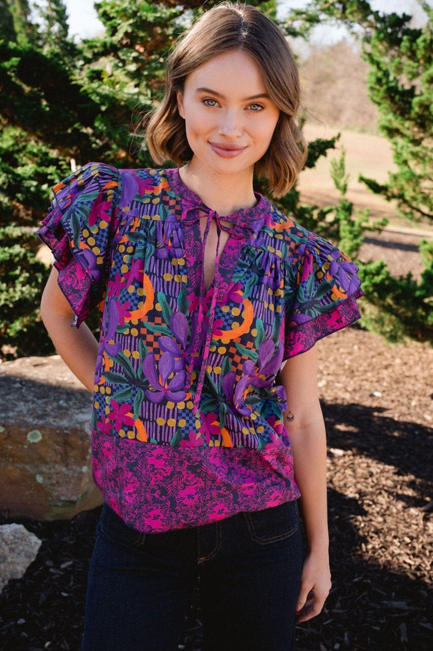 Ella Top - Dahlia Purple