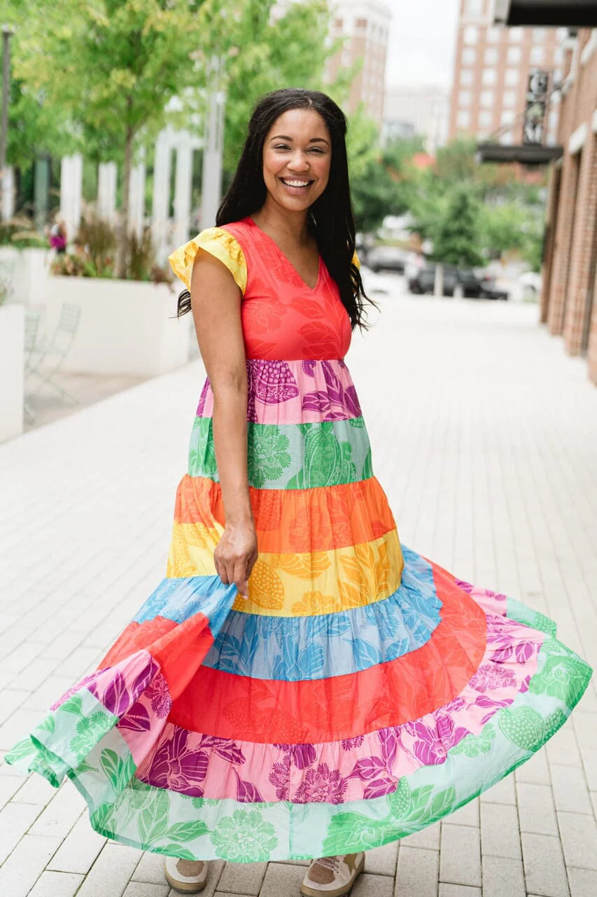 Jenny Maxi Dress | Rainbow  - final sale - final sale