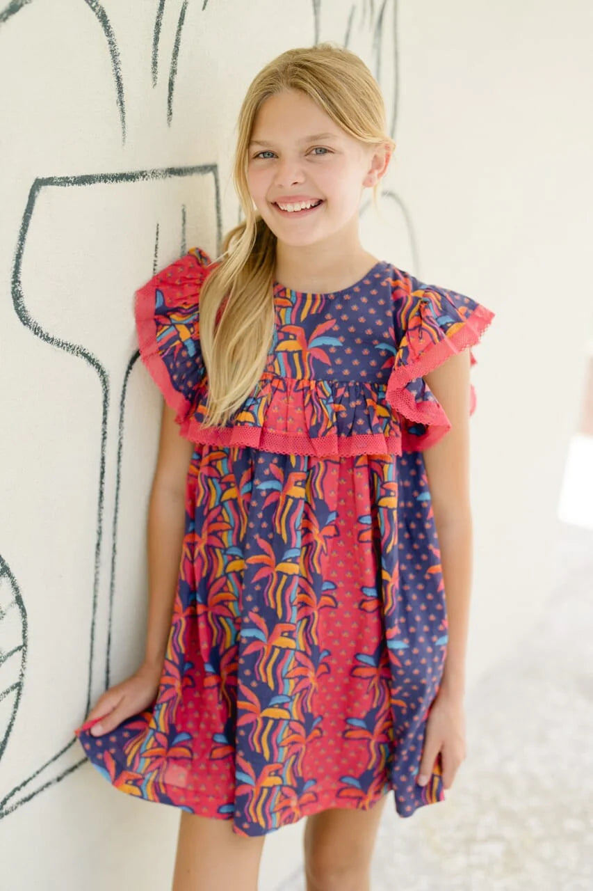 Girls Madeline Yoke Dress