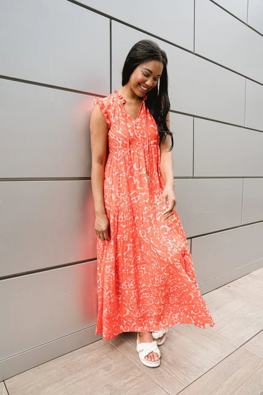 Josie Maxi Dress- Rose - final sale