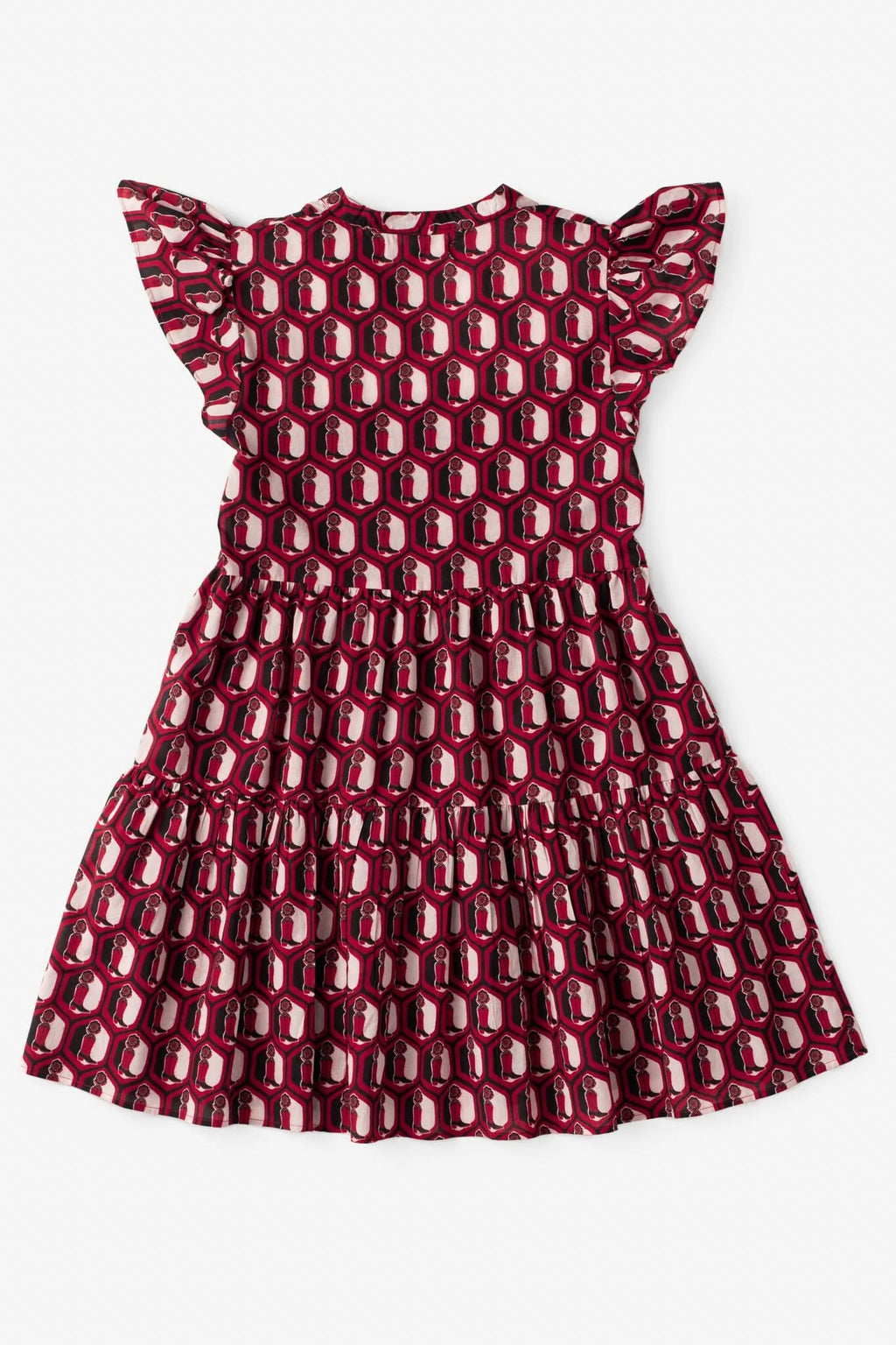 Jenny Flutter Sleeve Mini Dress - Boot Print  - final sale - final sale