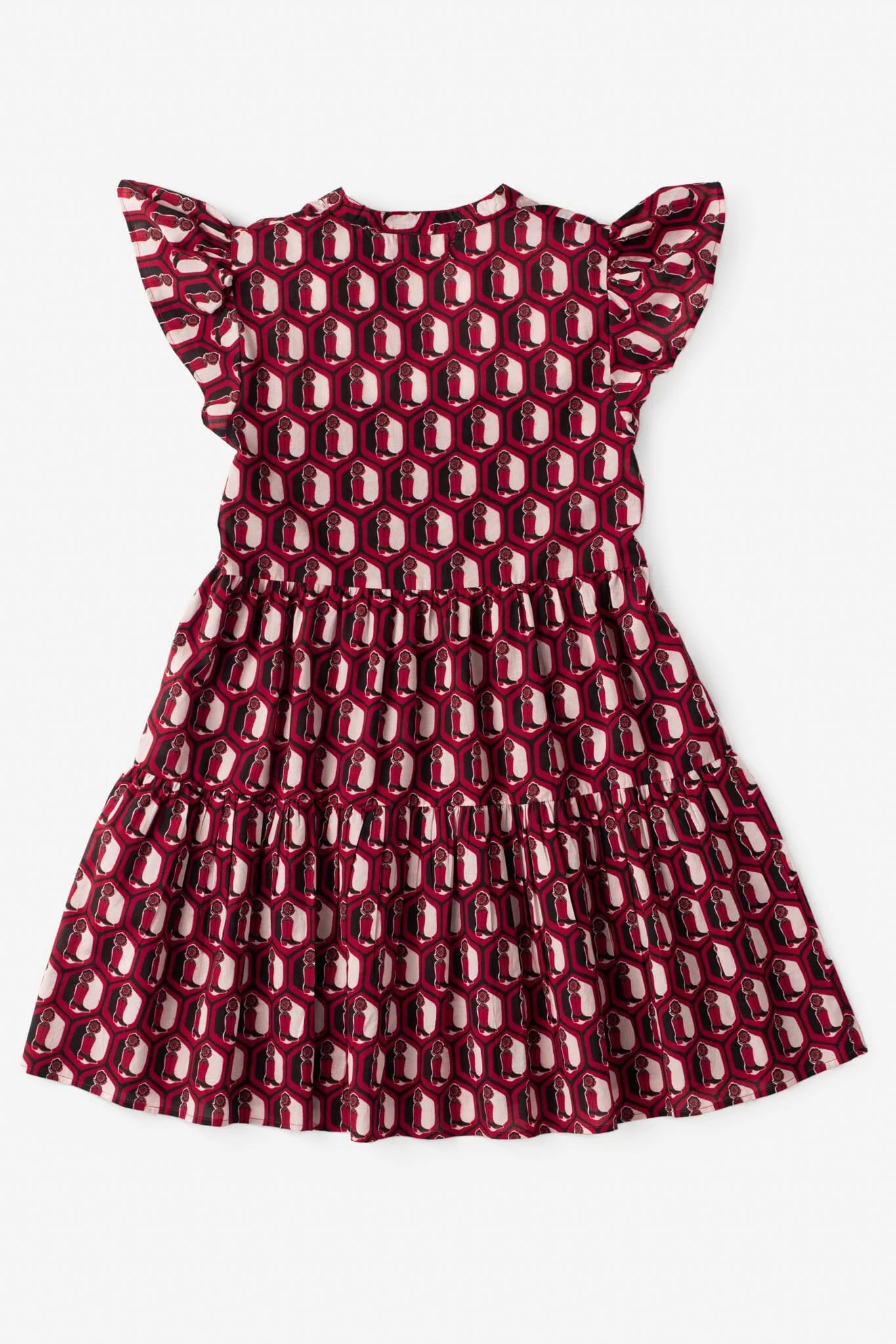 Jenny Flutter Sleeve Mini Dress - Boot Print  - final sale - final sale