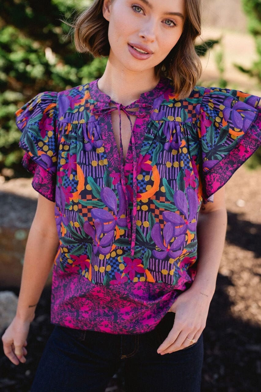 Ella Top - Dahlia Purple