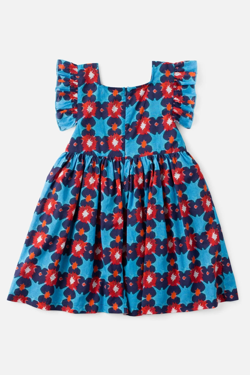 Girls Maya Flutter Sleeve Dress - Tie Dye (Sizes 2-6) - final sale