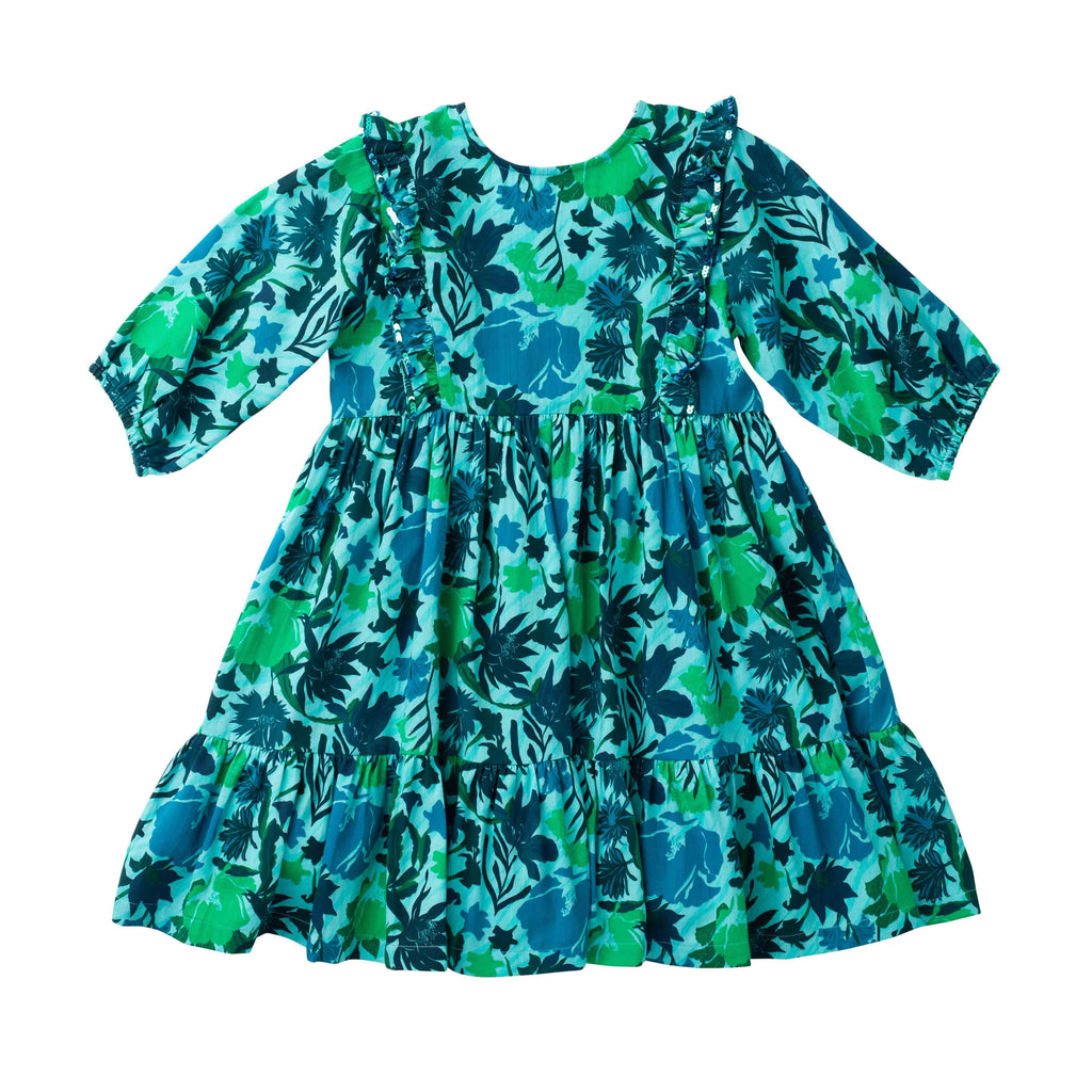 Girls Kelly Dress- Winter Mint - final sale