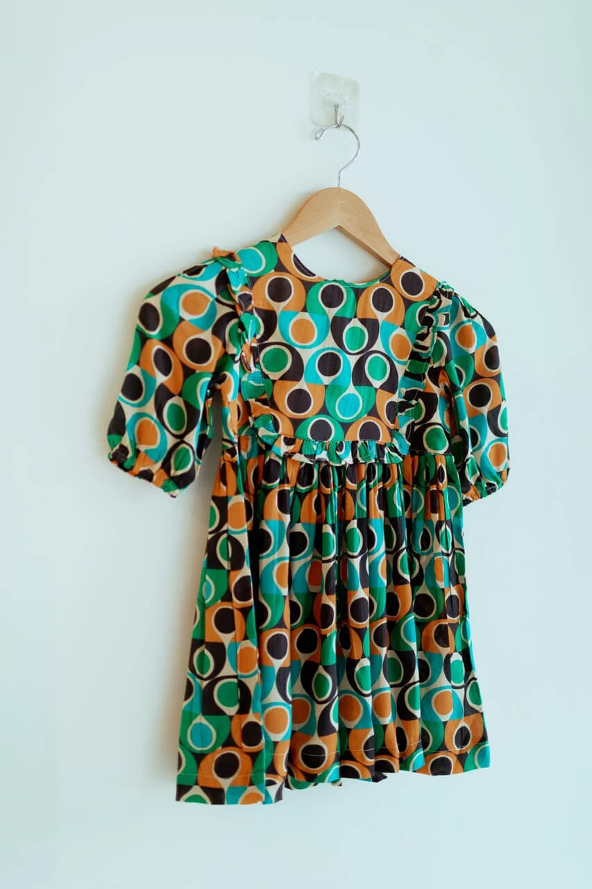 Girls Piper Hemlock Dress - final sale