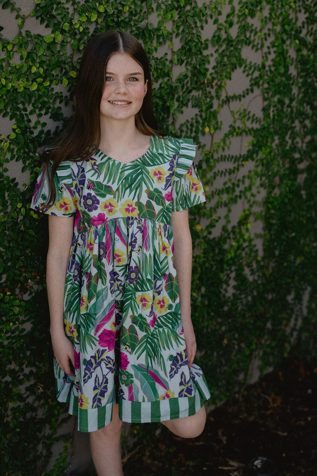 Girls Lotus Dress | Waterspout
